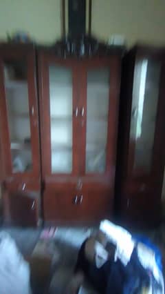 Showcase And Double Cupboard For Sale 0