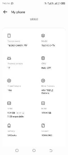 Tecno Camon 18P