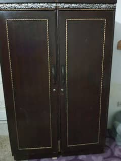 wooden 2 door cupboard