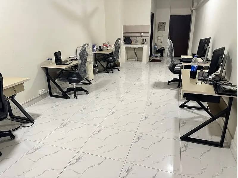 Fully Furnished Area 500 Square Feet Office Available For Rent Real Pictures Gulberg 3 Lahore 8