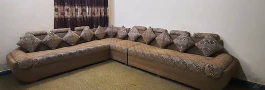 8 seater L shaped sofa set