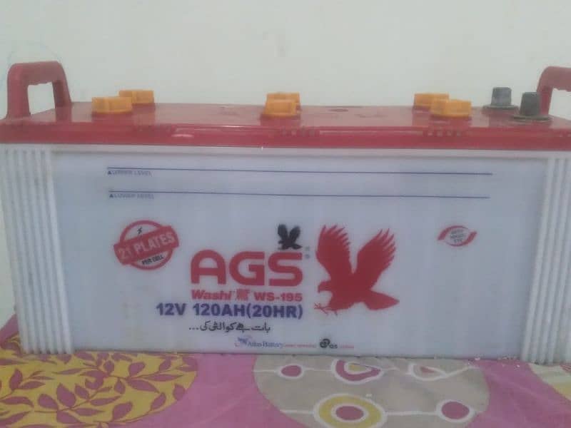 AGS battery for sale 120AH 1