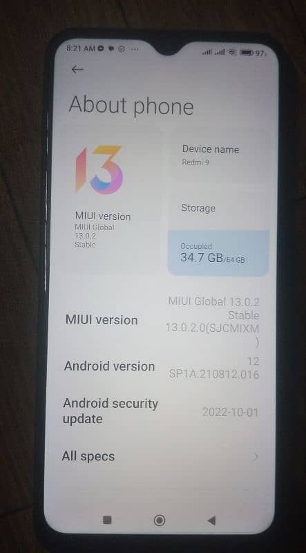 Redmi 9 4gb 64gb 1