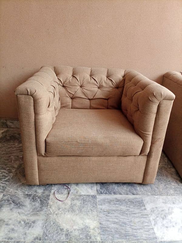 2 Single Seater Sofa Set 1