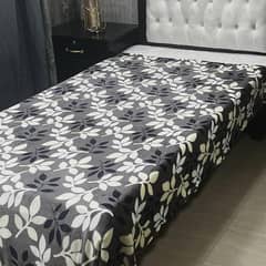 Fleece printed single bed blanket