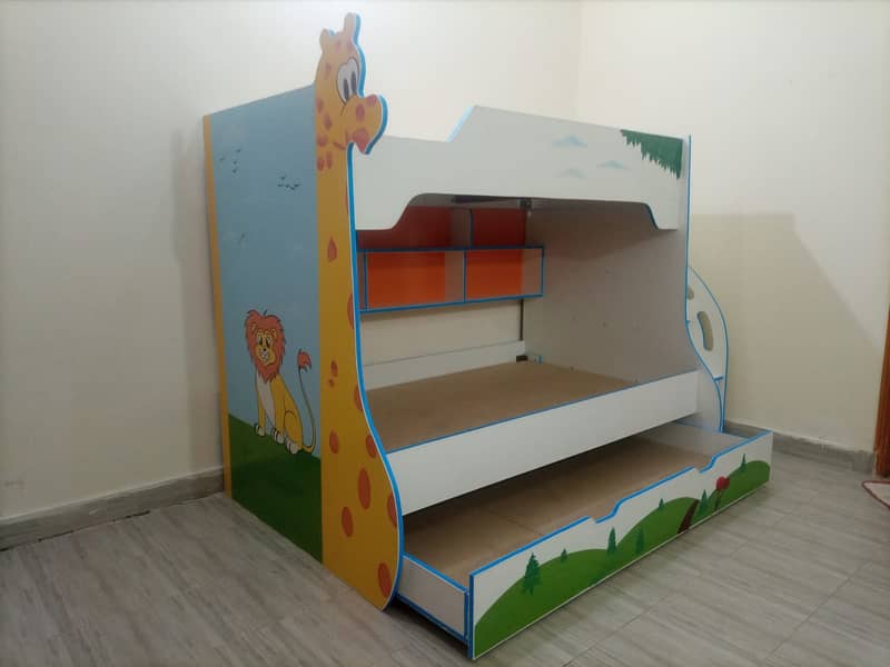 Bunk bed | Kid wooden bunker bed | kids bed | Double bed | Triple bed 6