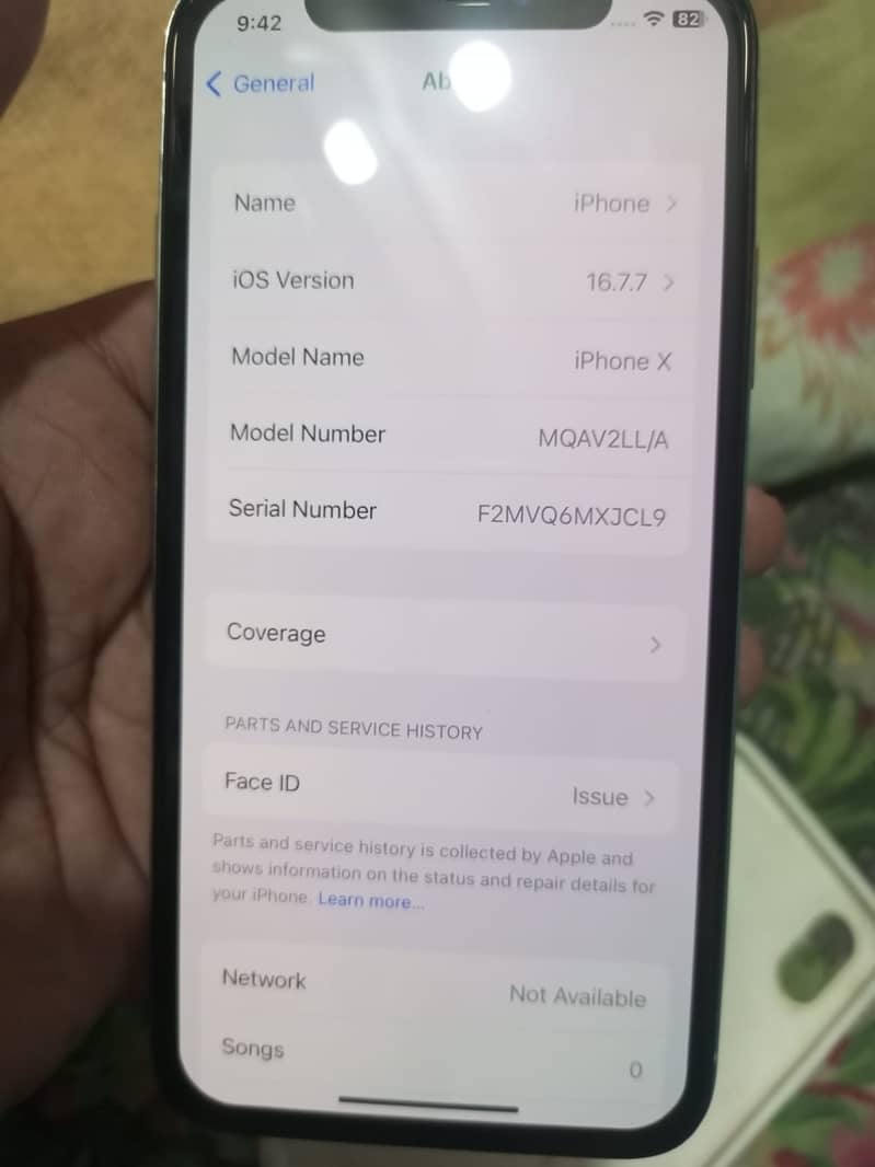 Iphone X 256 GB  PTA APPROVED 4