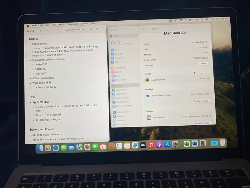 2020 macbook air M1 (read description ) 2