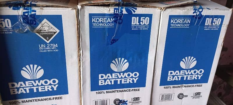 Daewoo Dl 50 ,,,bast car battery 1