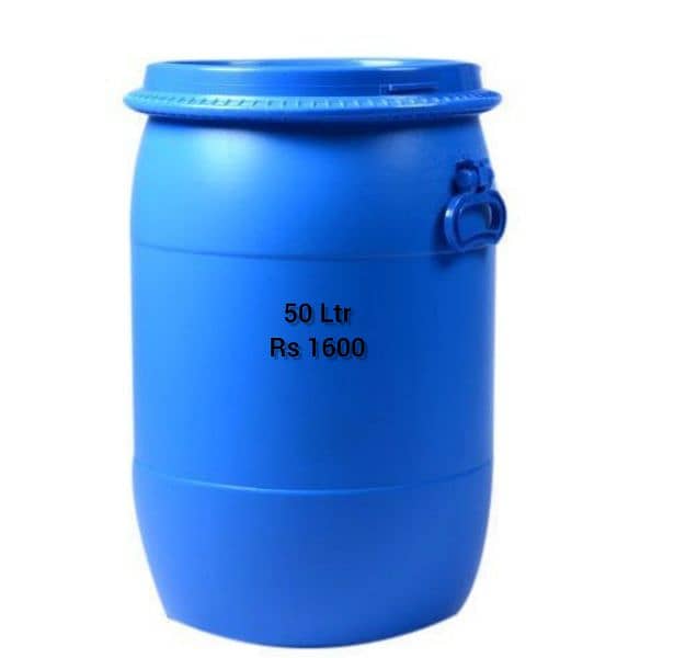 plastic Drums good condition for water and other storage 4