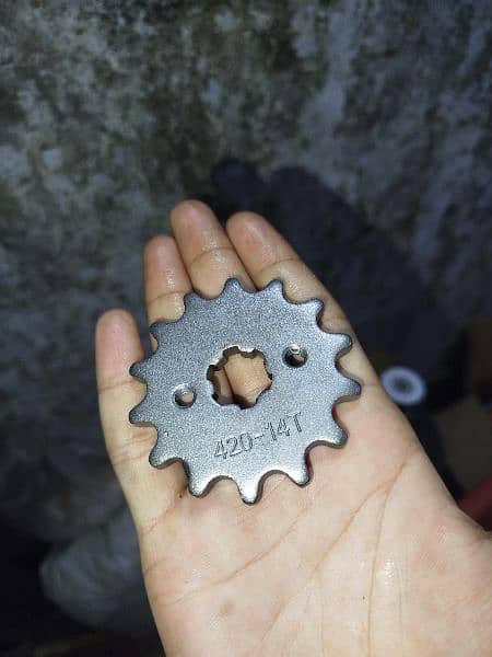 7T motorcycle sprocket. 2