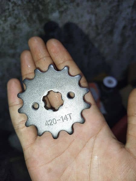 7T motorcycle sprocket. 3