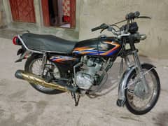 Honda CG125 2018 black colour karachi registered