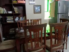 Solid Wood 6-Seater Dining Table for Sale!