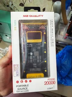 MB Quality Transperant Power Bank Original 20000mah