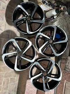 Civic Allory Rims  18 inch With Tyre