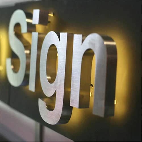 3D sign board / 3d sign / sign board / acrylic board / neon sign Backl 17