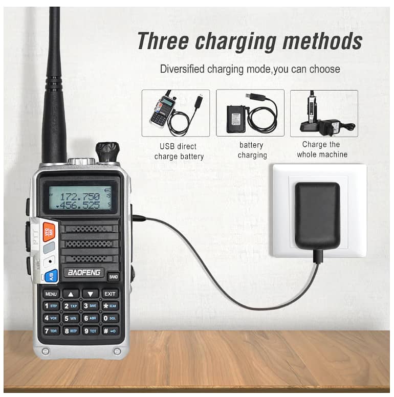 Walkie talkie Baofeng UV-T2 Original 8-Watt High Power Wireless UVT2 12