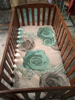 Baby Cot Bed with Mattres