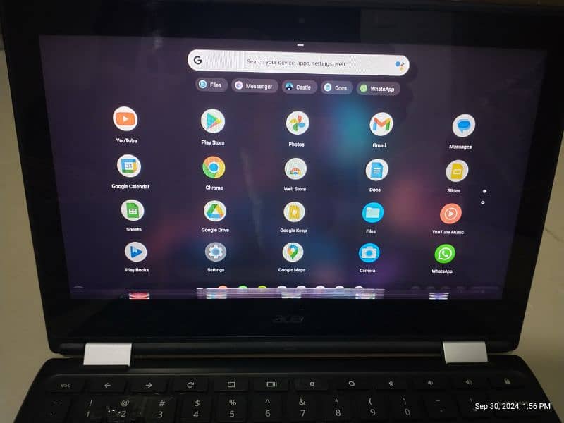 Acer Chromebook 4 gb Ram 16 gb storage. 4