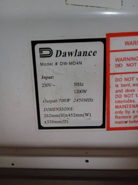 Dawlance microwave for sale 5