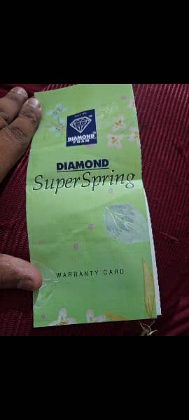 diamond mattress bilkul new hai 3 month used 8 year warranty 5