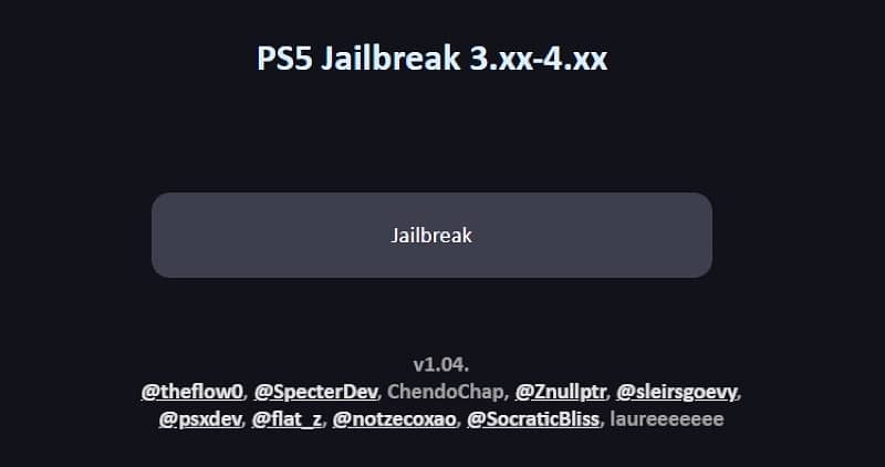 PS5 Disc edition Jailbreak model 0