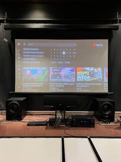 Draper premium motorised projector screen 100 inch