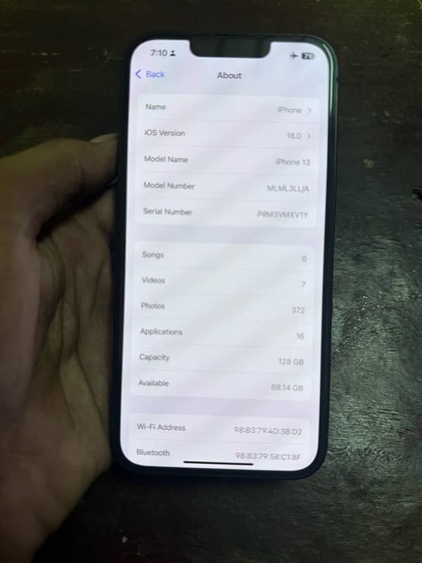 iphone 13 non pta jv woth Box128GB 6