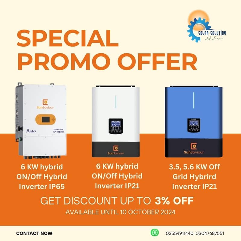 Special Promo Offer on SunSaviour Inverters (Top Quality) 0