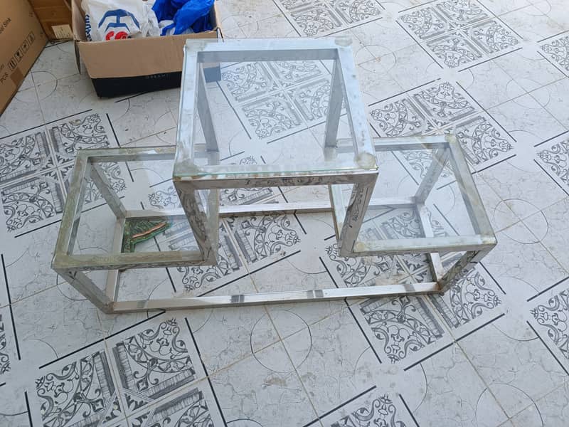 Aluminum & Glass Table 0