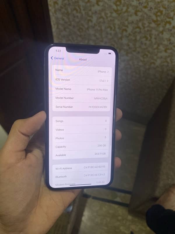 Iphone 11 peo max 256 gb 4