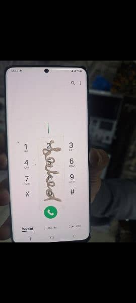 samsung s21 ultra ka panel all ok just oper minor whit line 0