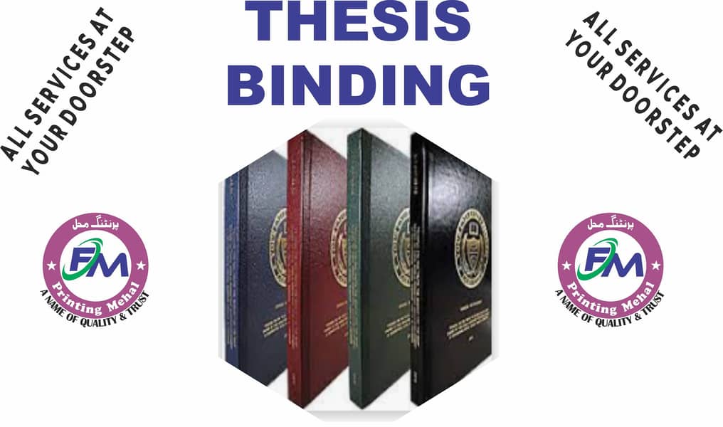 Thesis Binding Printing Scanning Flex Typing Composing Visiting Cards 9