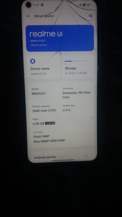 realme 8 5g pta block hay 6+6 128gb