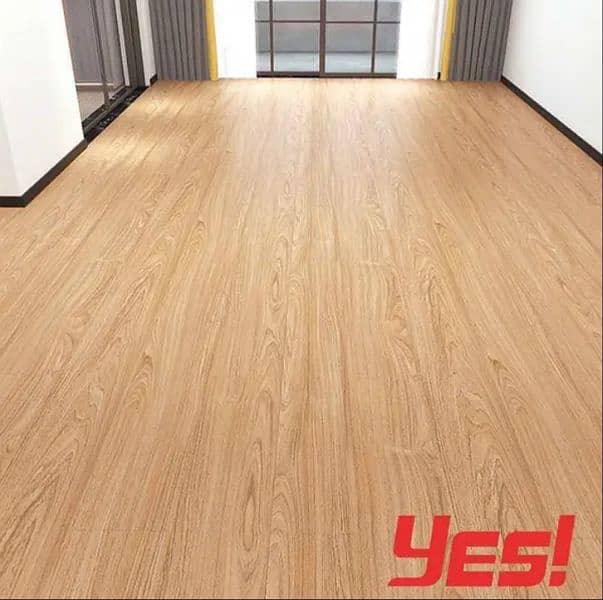 Pvc Vinyl Floor Tiles / Wood Floor. 1