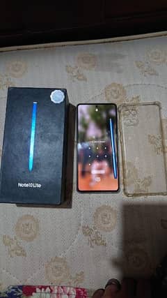 Samsung galaxy note 10 lite with original box  dual sim approved