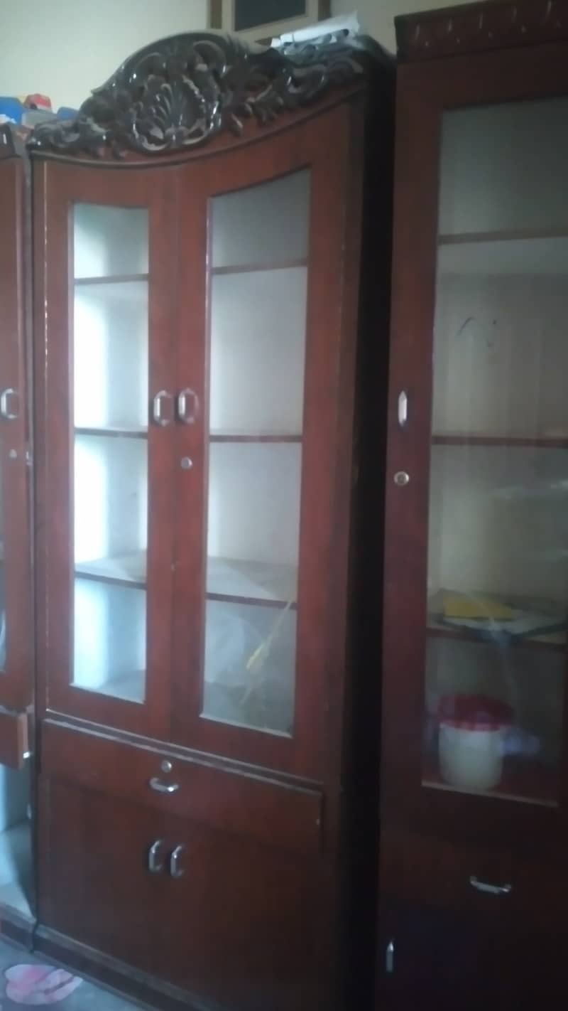 Showcase And Double Cupboard For Sale 4