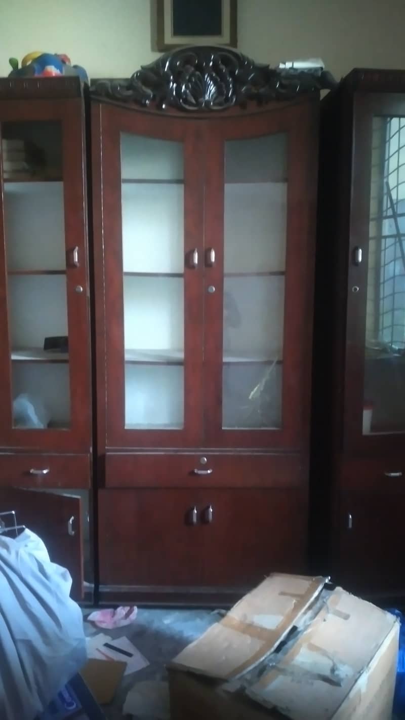 Showcase And Double Cupboard For Sale 5