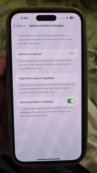 14 pro max 256 GB 90% battery non pta 2