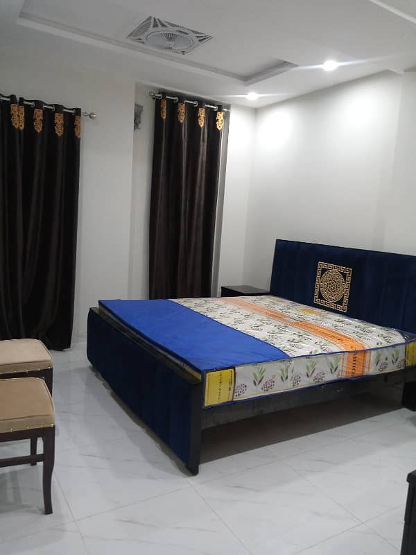 1 Bed Luxury Full Furnished Flat Is Available For Rent in Sector D Bahria Town Lahore 2