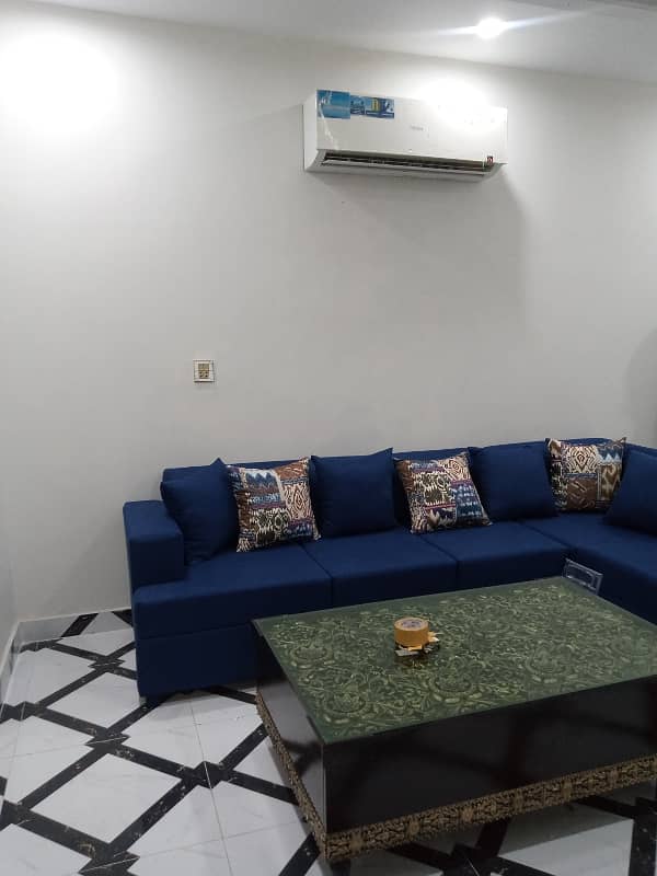 1 Bed Luxury Full Furnished Flat Is Available For Rent in Sector D Bahria Town Lahore 4