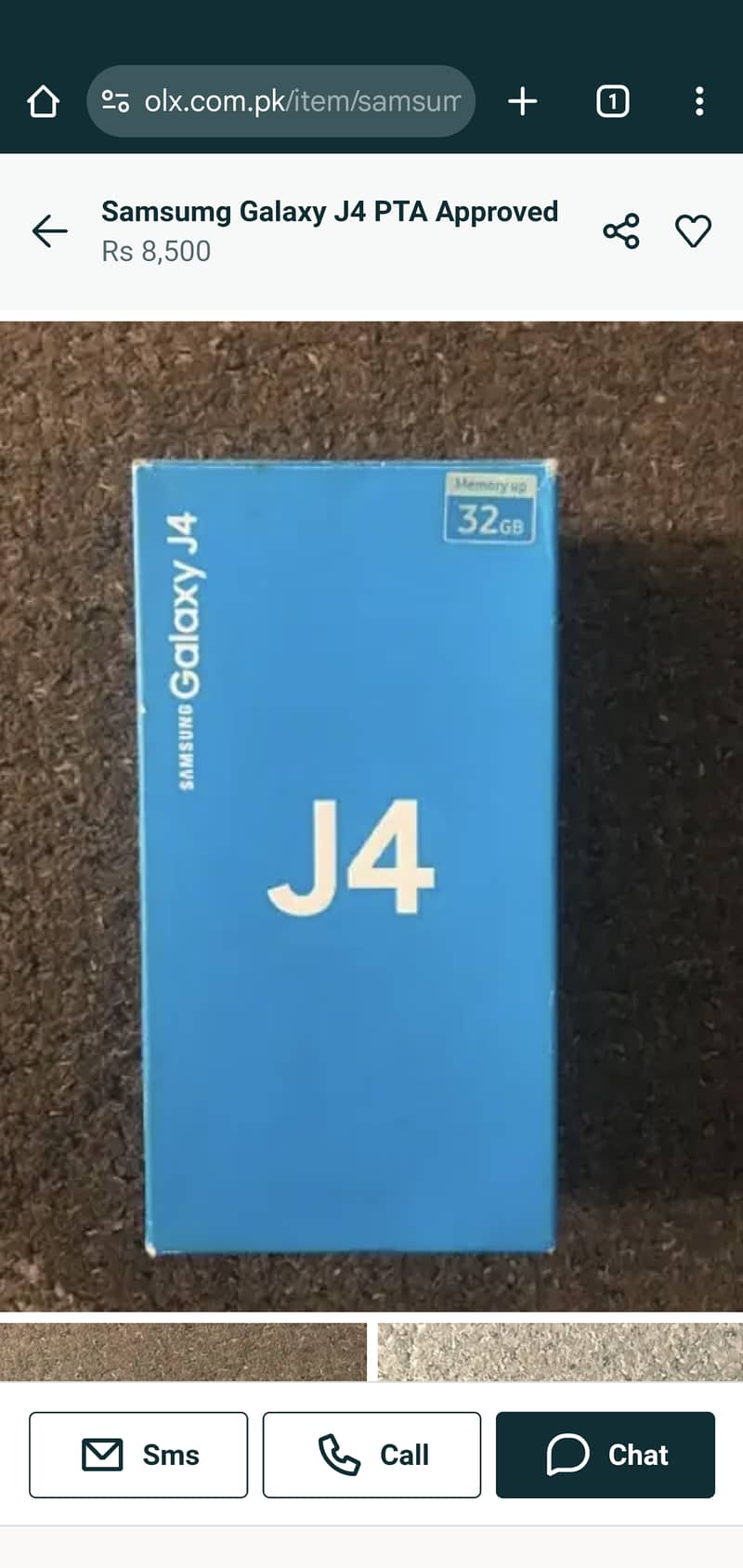 Samsung galaxy J4 Pta Approved 2