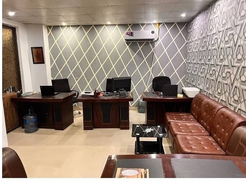 Area 310 Sq. ft Office For Sale Monthly Rental income 40k Best Investment on Main Boulevard Gulberg Lahore Original Pics 0