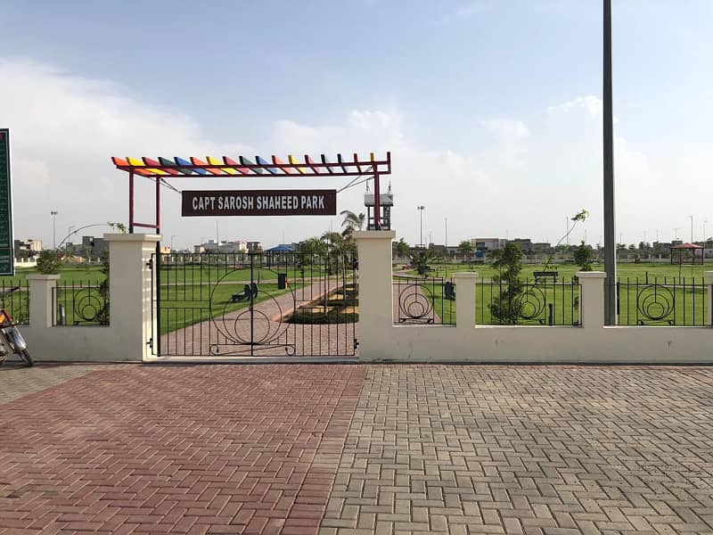 DHA PHASE 6 BLOCK D 1 KANAL PLOT HOT LOCATION NEAR TO MAIN ROAD AND PARK 2