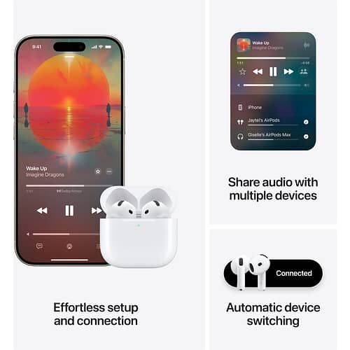 Buy AirPods 4 & AirPods 4 with Active Noise Cancellation (USB-C) 2024 3