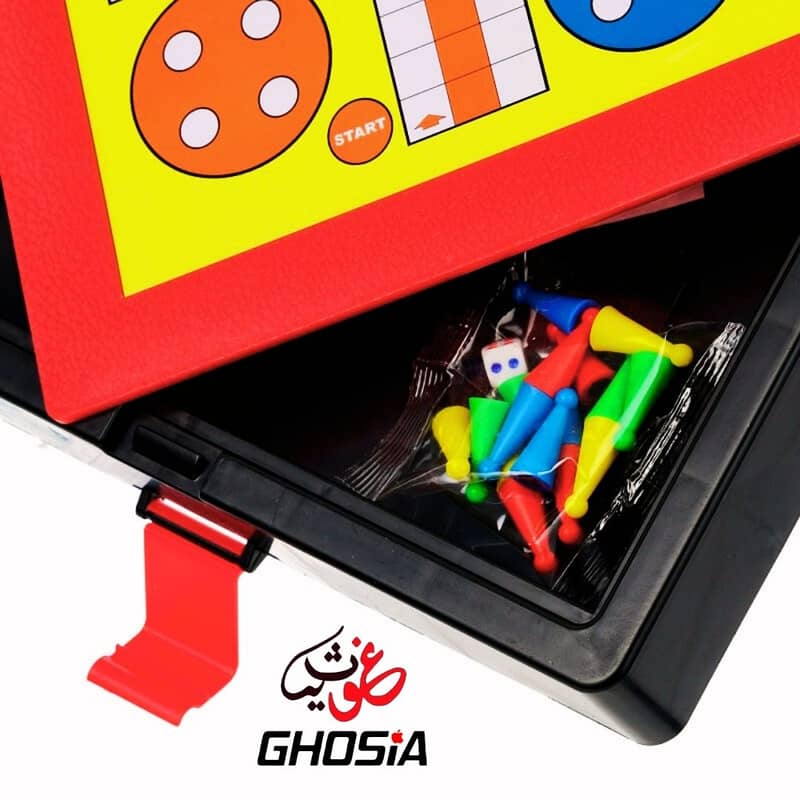 Magnetic 4 Player Ludo with Lock Clip and Storage Space 3