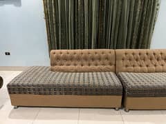 9 sitter sofa set with a central table and corner 4side tables