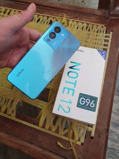 infinix note 12 g96 new condition all ok with box cover 0