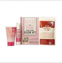 Bnb Pink Glow Kit ( Toneup Facewash + Saffron Mask